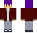 all purple hair