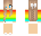 cute rainbow girl