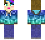 girl with hair streaks