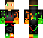 green and red no bangs