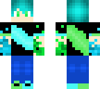 ice and green flames boy