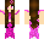 kawaii pink mermaid