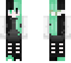 mint cute emo tumblr girl