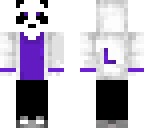 purple panda skin