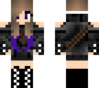 purple wolf girl