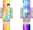rainbow wolf girl