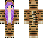 tiger girl full purple hair
