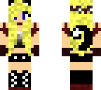 blonde cat lady with tail