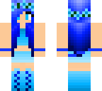 blue cheerleader