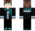 boy with striped scarf