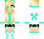 cute creeper ears girl
