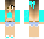 cute girl with teal outfit - gianna designs