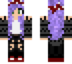 purple hair girl for heather remake