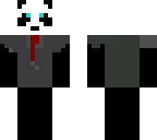 sick panda skin in a suit