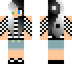 ying yang  black and white teen