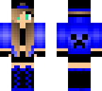 blue girl