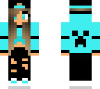 cute girl blue