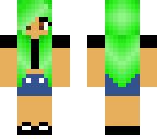 green hair