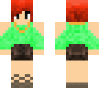 green summer girl