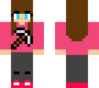 iron pickaxe girl