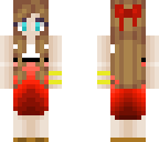 red dress
