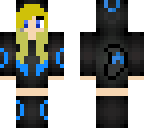 shiny umbreon girl - blonde with blue eyes