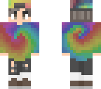 tye dye guy couple