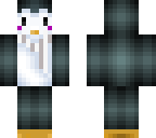 winter penguin with a scarf