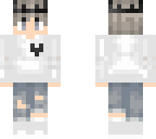 a white king with black crown