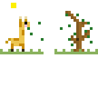 baby giraffe
