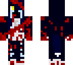 bloody blue fox or wolf