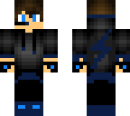 blue and black