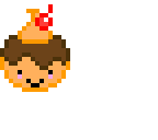cute pixel cake