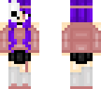 cute skeleton mask girl