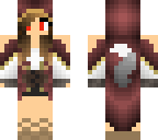 evil wolf pirate girl