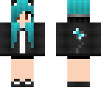 girl blue dark