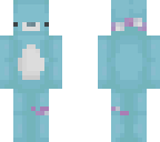 mr blue bear with flowers