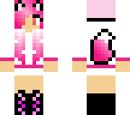 pink wolf girl