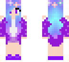 purple flower girl