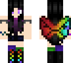 rainbow butterfly girl