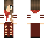 winter maroon girl