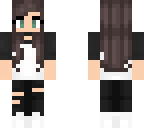 basic white and black outfit