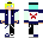 blue and white guy