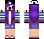 cute girl purple