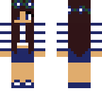 dark blue girl