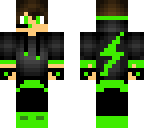 green and black