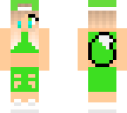 green wolf girl cry