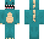 rawr the cyan dino