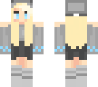 blue blonde girl