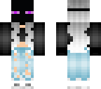 enderman costume girl
